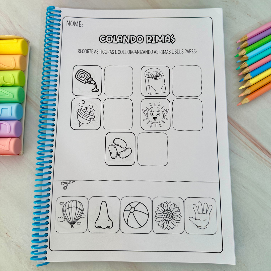 Apostila De Atividades Para Trabalhar Rimas O Saber Lúdico