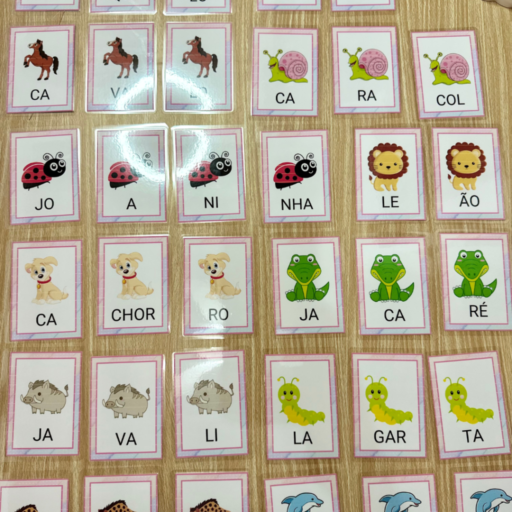 Jogo das Sílabas Animais – O Saber Lúdico