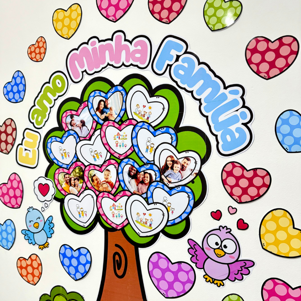 Painel Árvore “Eu amo minha Família” – O Saber Lúdico